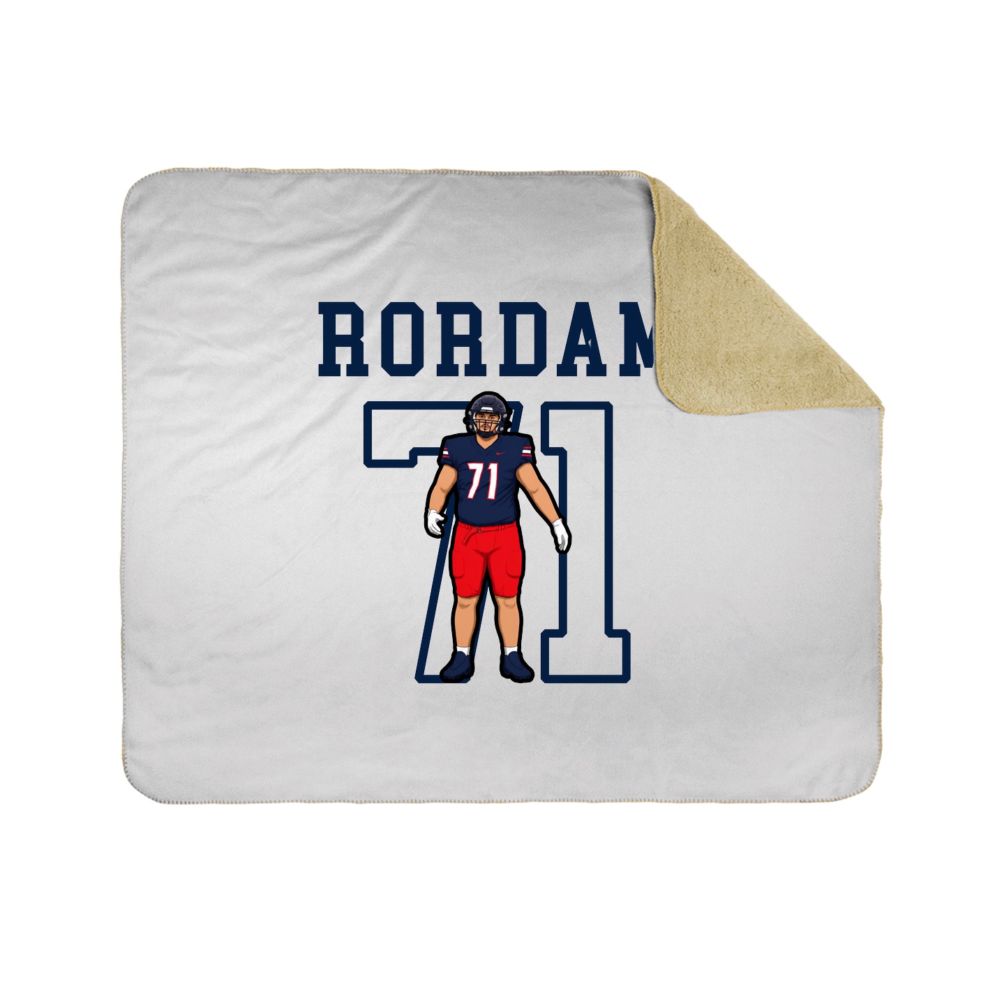 Throw Blanket — Shirsey in White