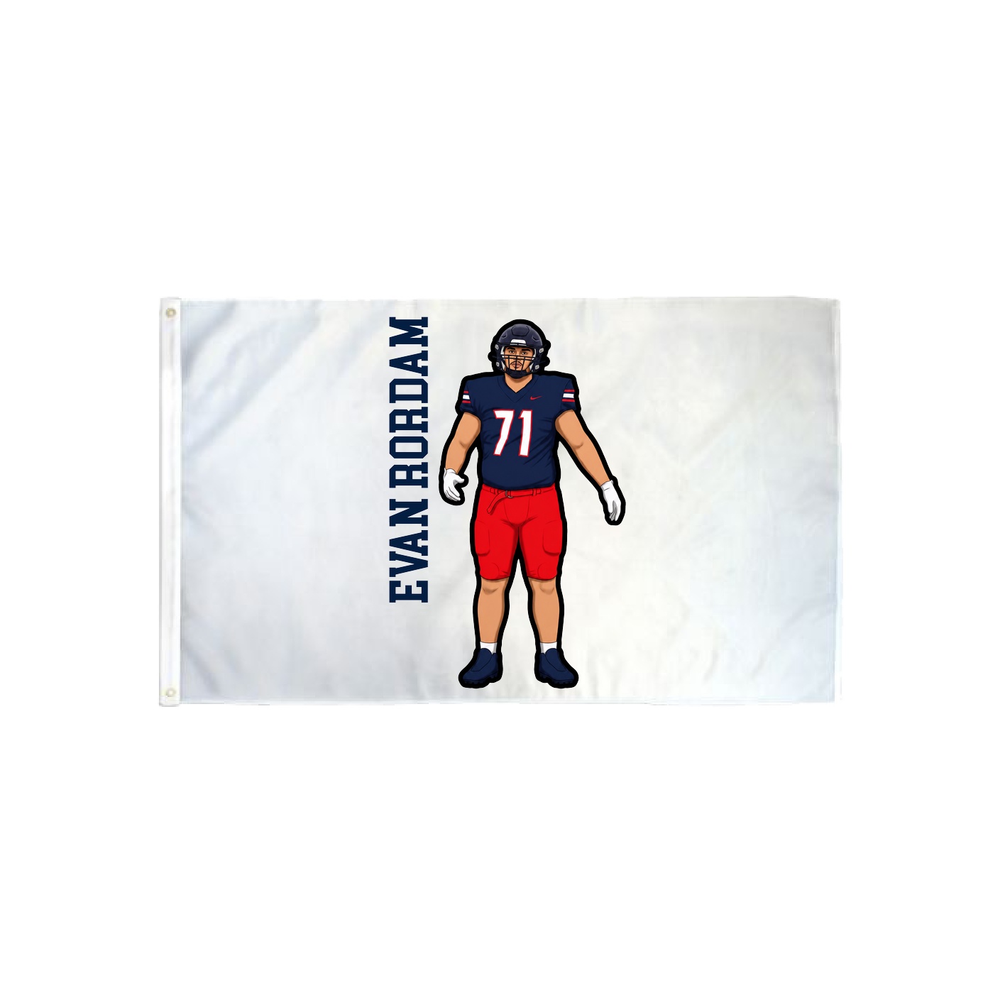 3x5 Flag — Name Vertical in Classic