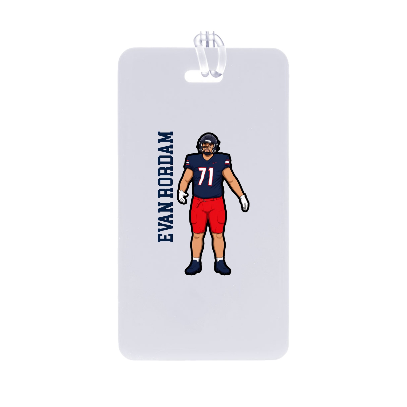 Bag Tag — Name Vertical in Classic