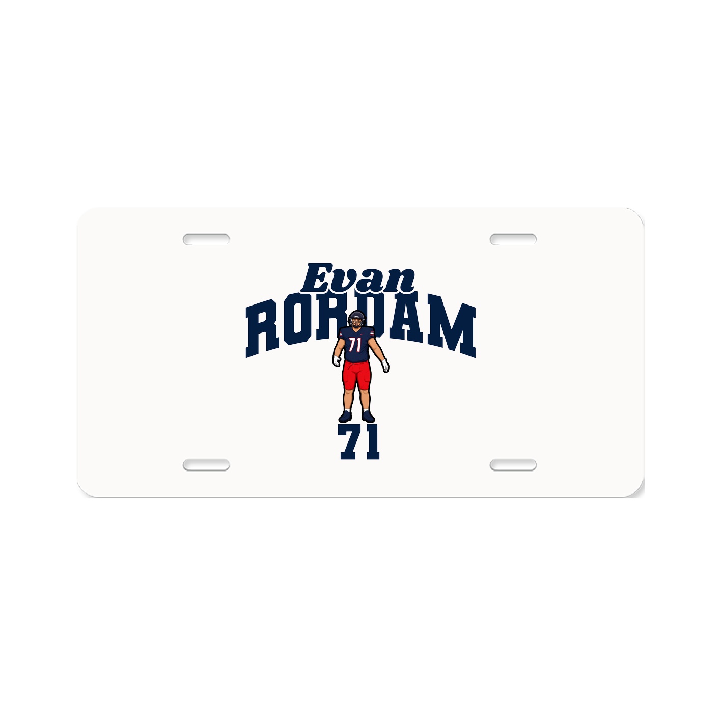 License Plate — Signature Arch in Classic