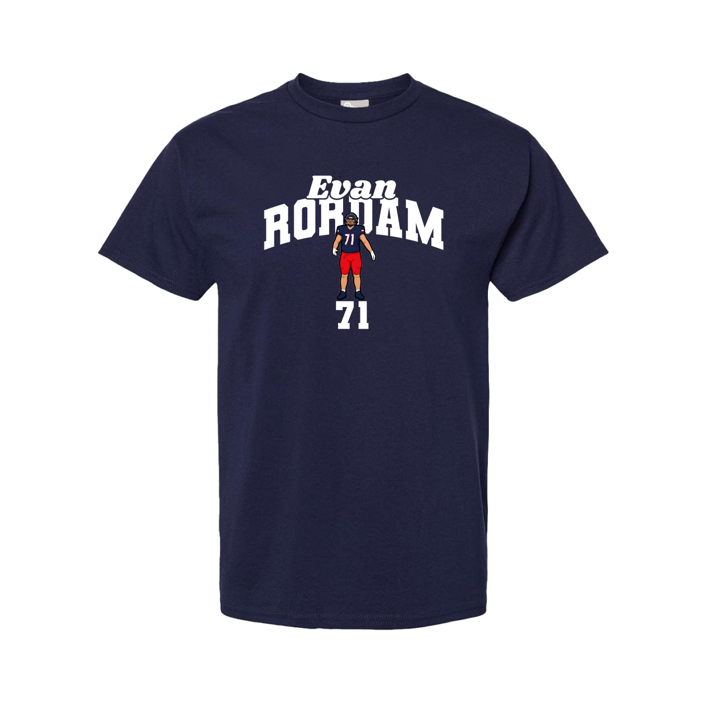 Youth Tee — Signature Arch in Navy