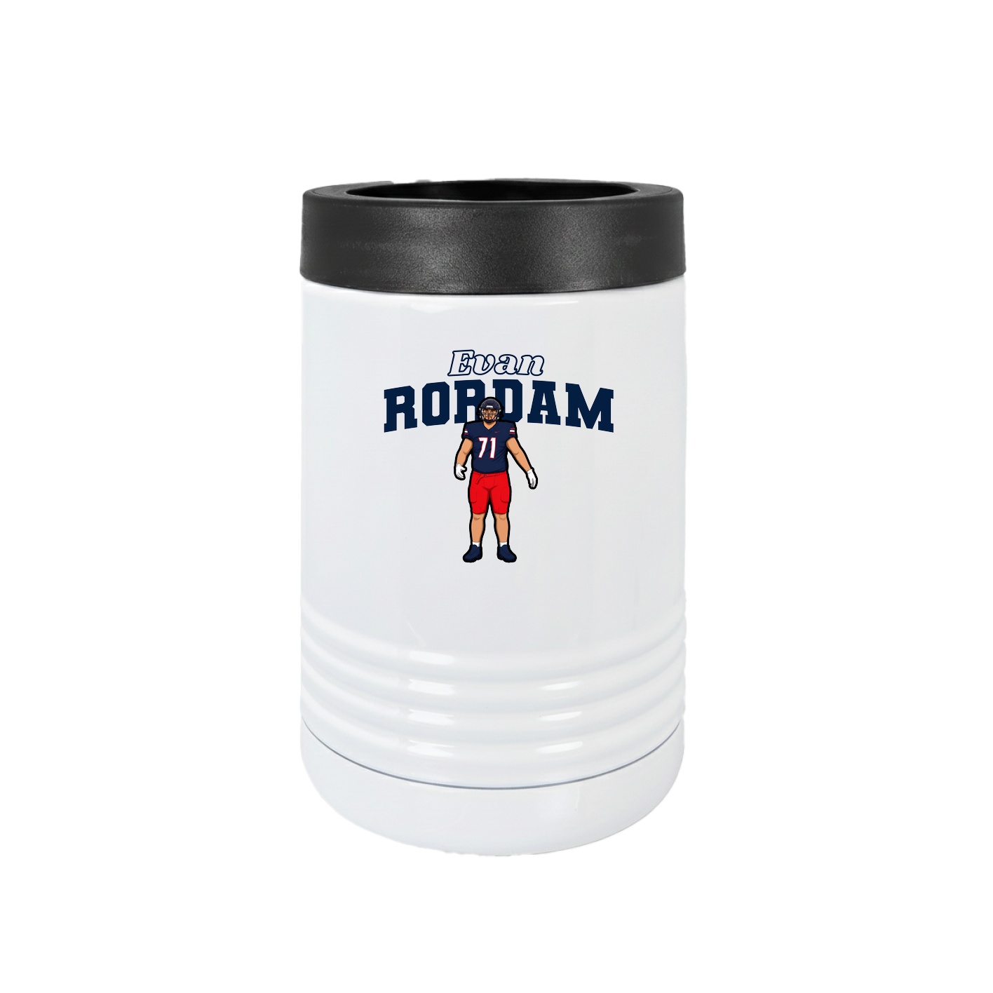 Beverage Holder — Name Arch in White