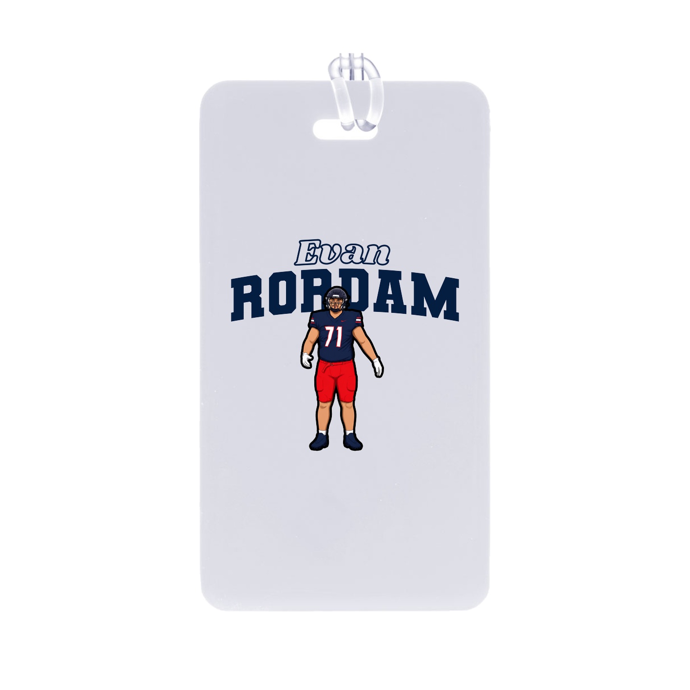 Bag Tag — Name Arch in Classic