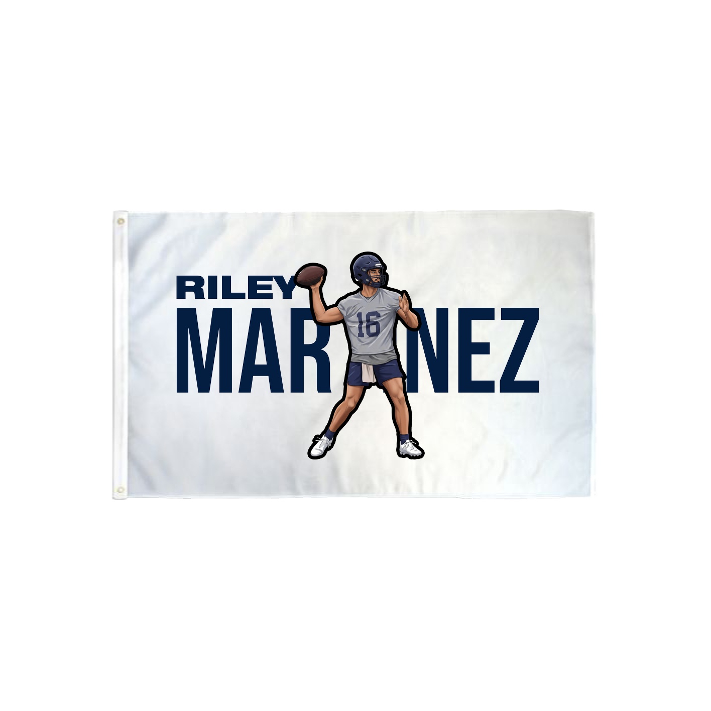 3x5 Flag — Player Name in Classic