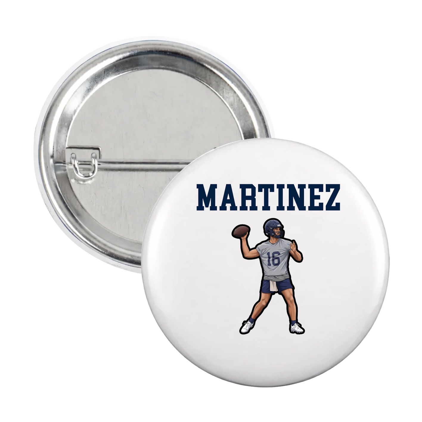Game Day Button — Shirsey in White