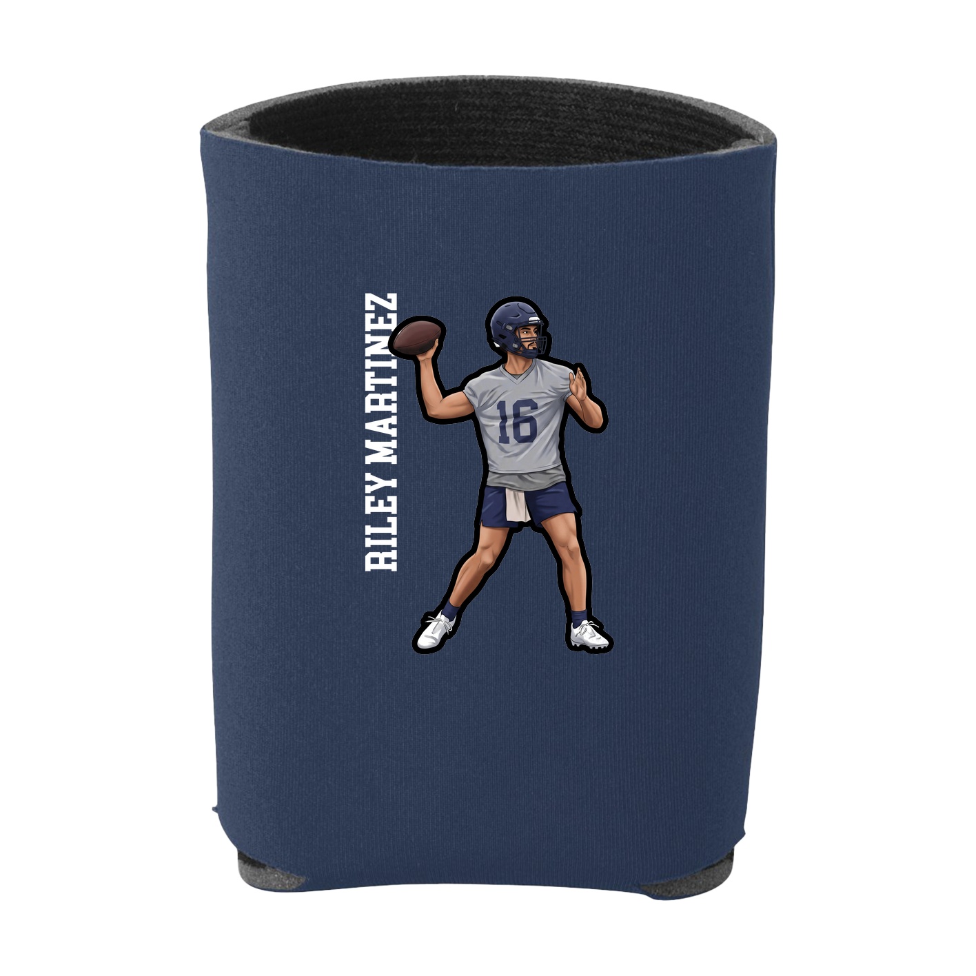 Can Holder — Name Vertical in Navy
