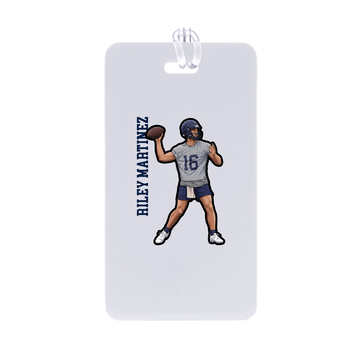 Bag Tag — Name Vertical in Classic