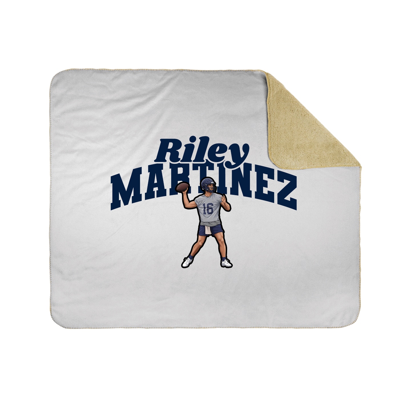 Throw Blanket — Signature Arch in White