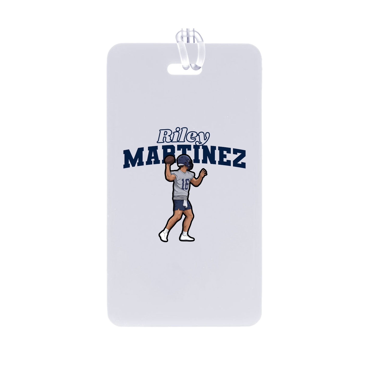Bag Tag — Name Arch in Classic