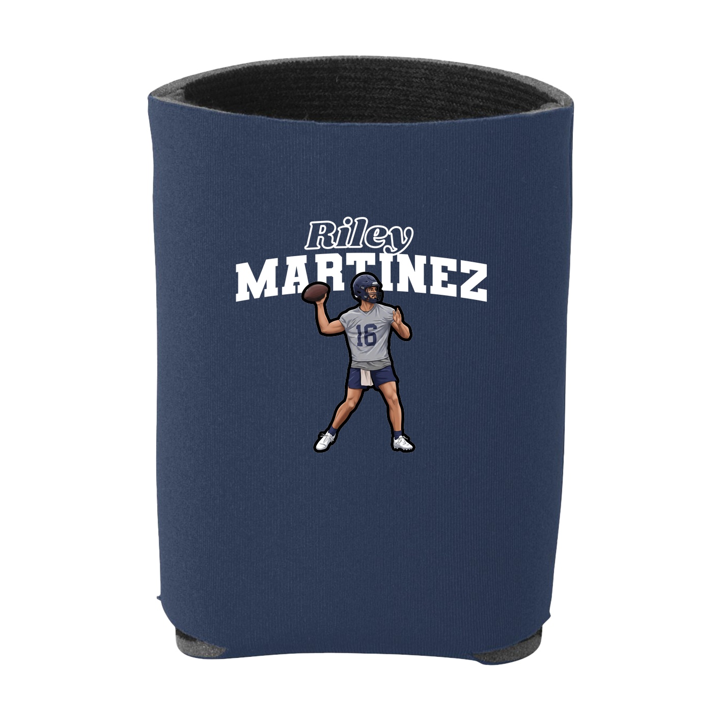 Can Holder — Name Arch in Navy