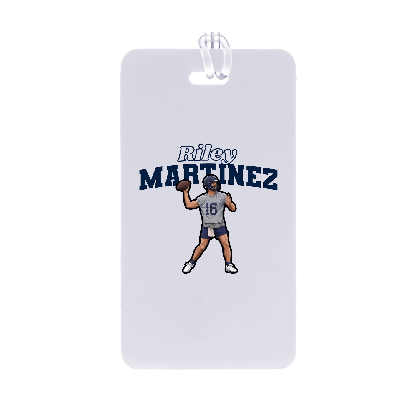 Bag Tag — Name Arch in Classic