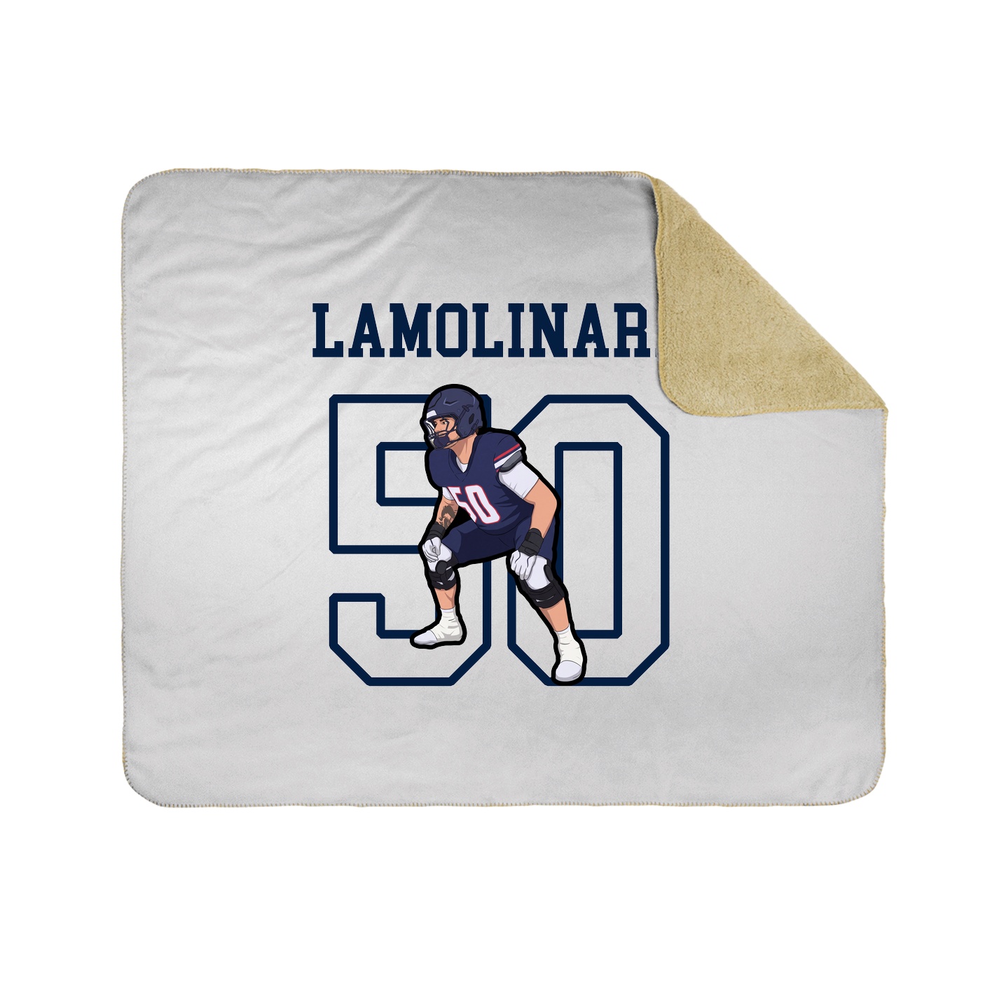 Throw Blanket — Shirsey in White
