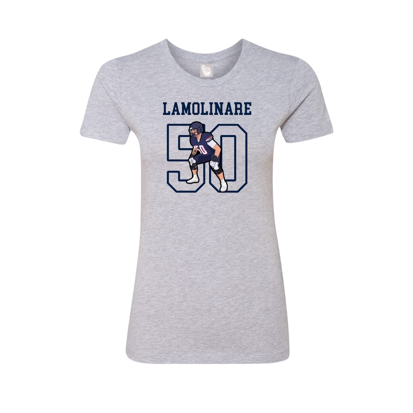 Fitted Women's Tee — Shirsey in Grey