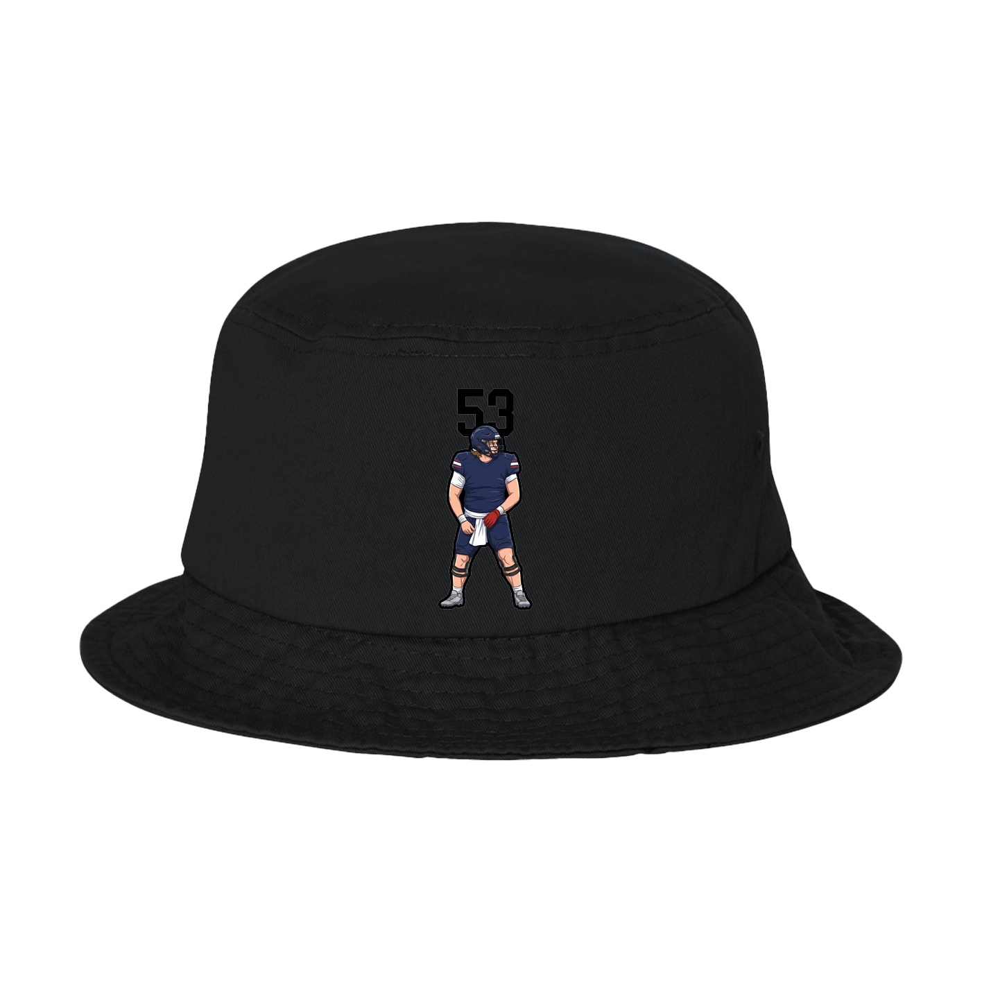 Bucket Cap — Number Top in Black