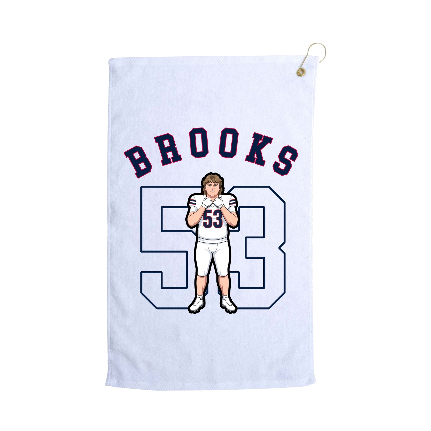Golf Towel — Shirsey Arch in White