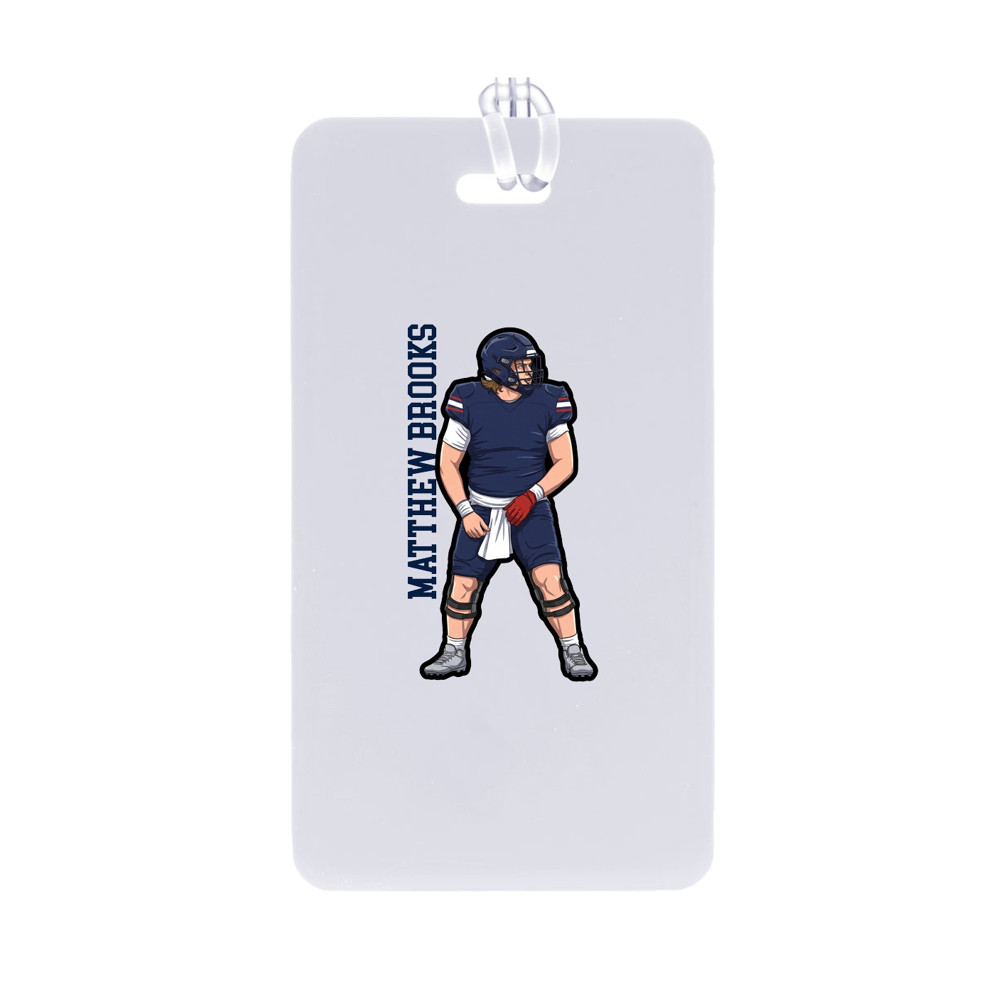 Bag Tag — Name Vertical in Classic
