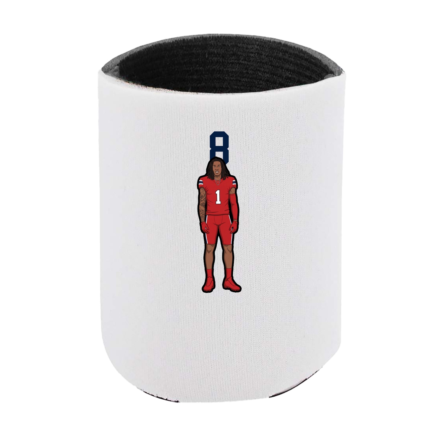 Can Holder — Number Top in White