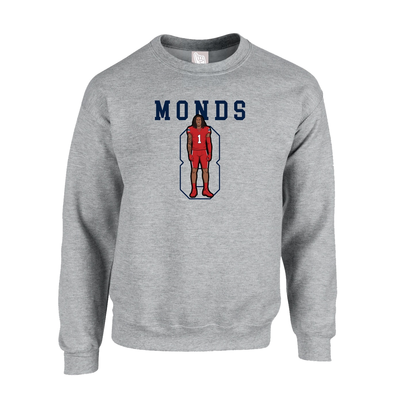 Fleece Crew — Shirsey in Grey