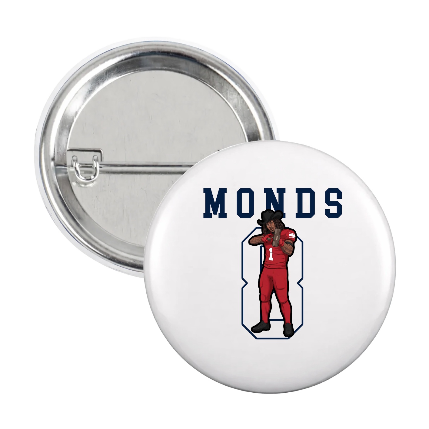 Game Day Button — Shirsey in White