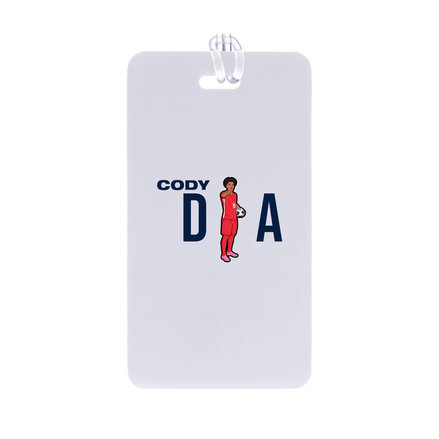 Bag Tag — Player Name in Classic