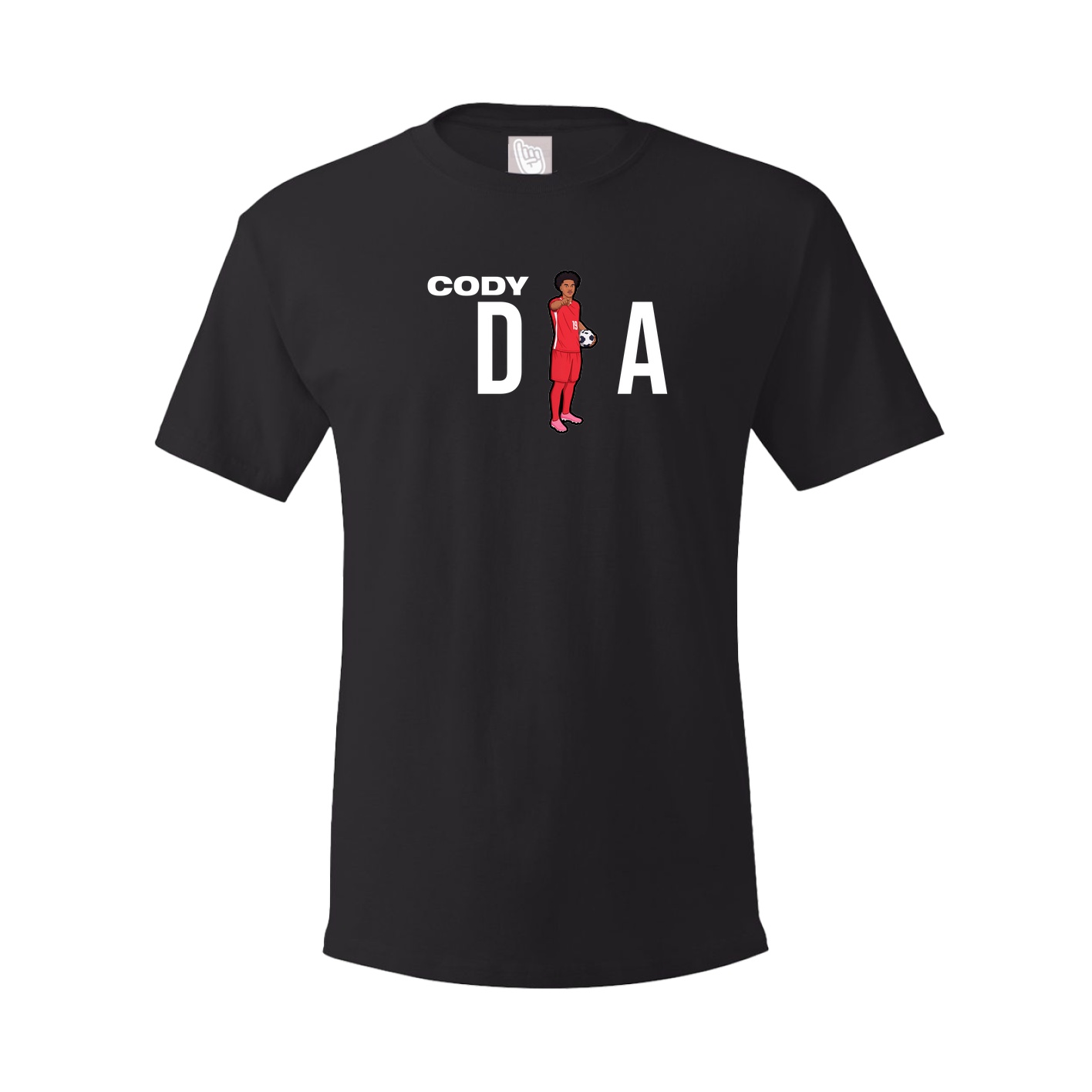 Tee — Player Name in Black