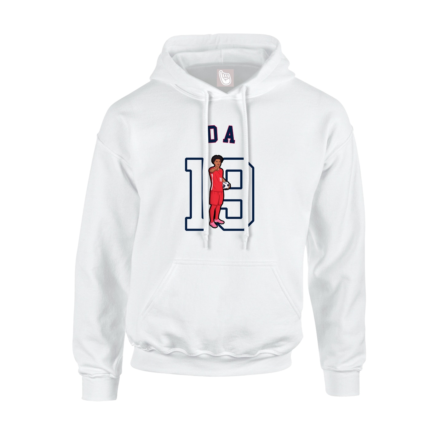 Youth Hoodie — Shirsey Arch in White