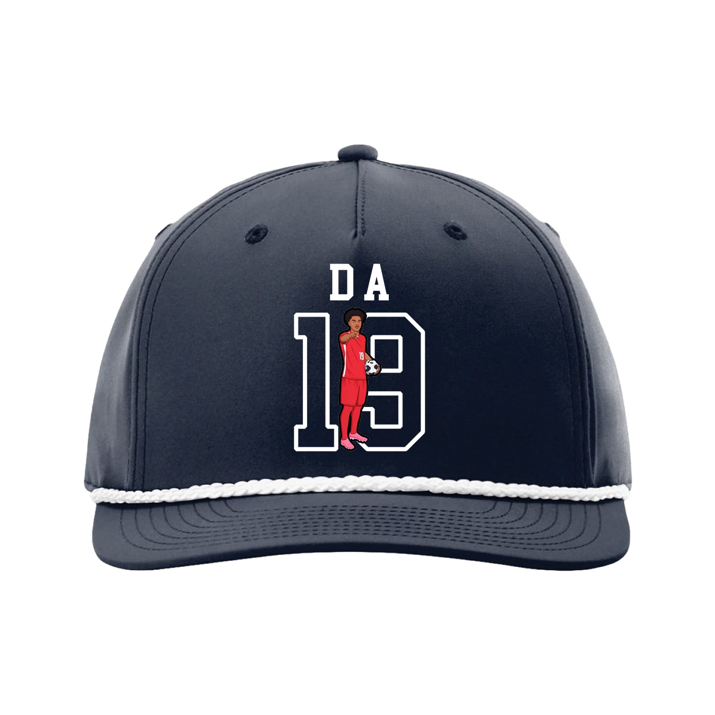 Five-Panel Classic Rope Cap — Shirsey in Navy