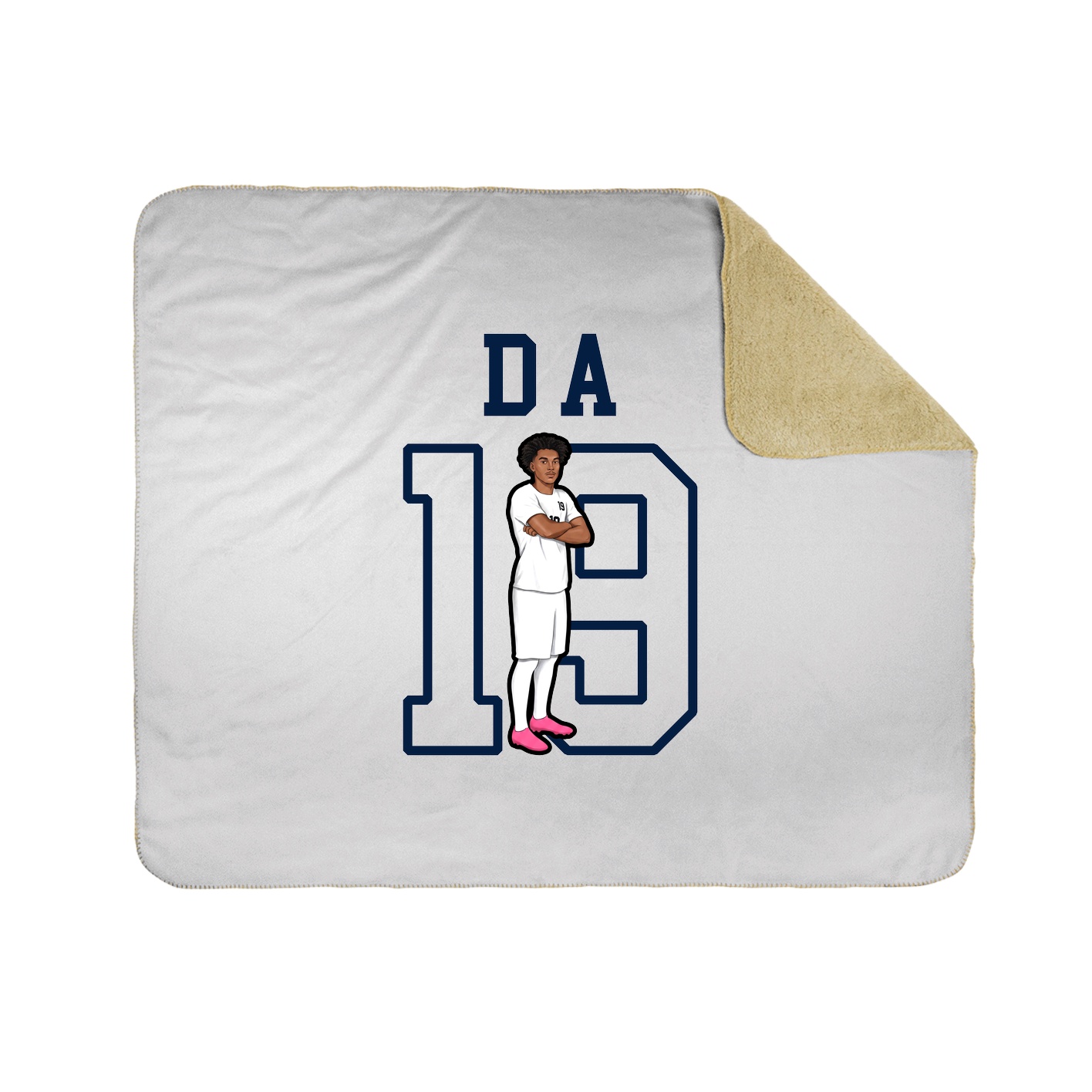Throw Blanket — Shirsey in White