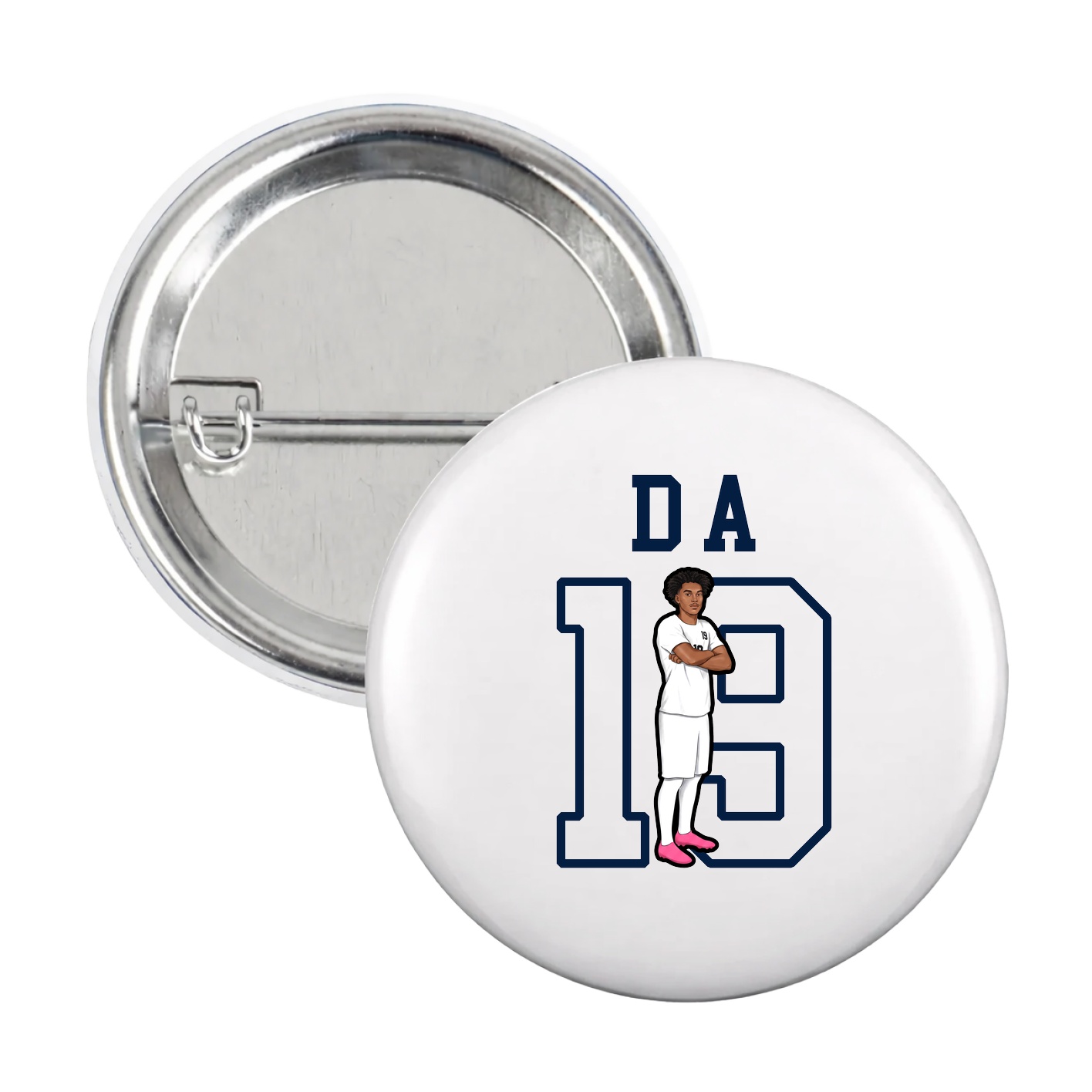 Game Day Button — Shirsey in White