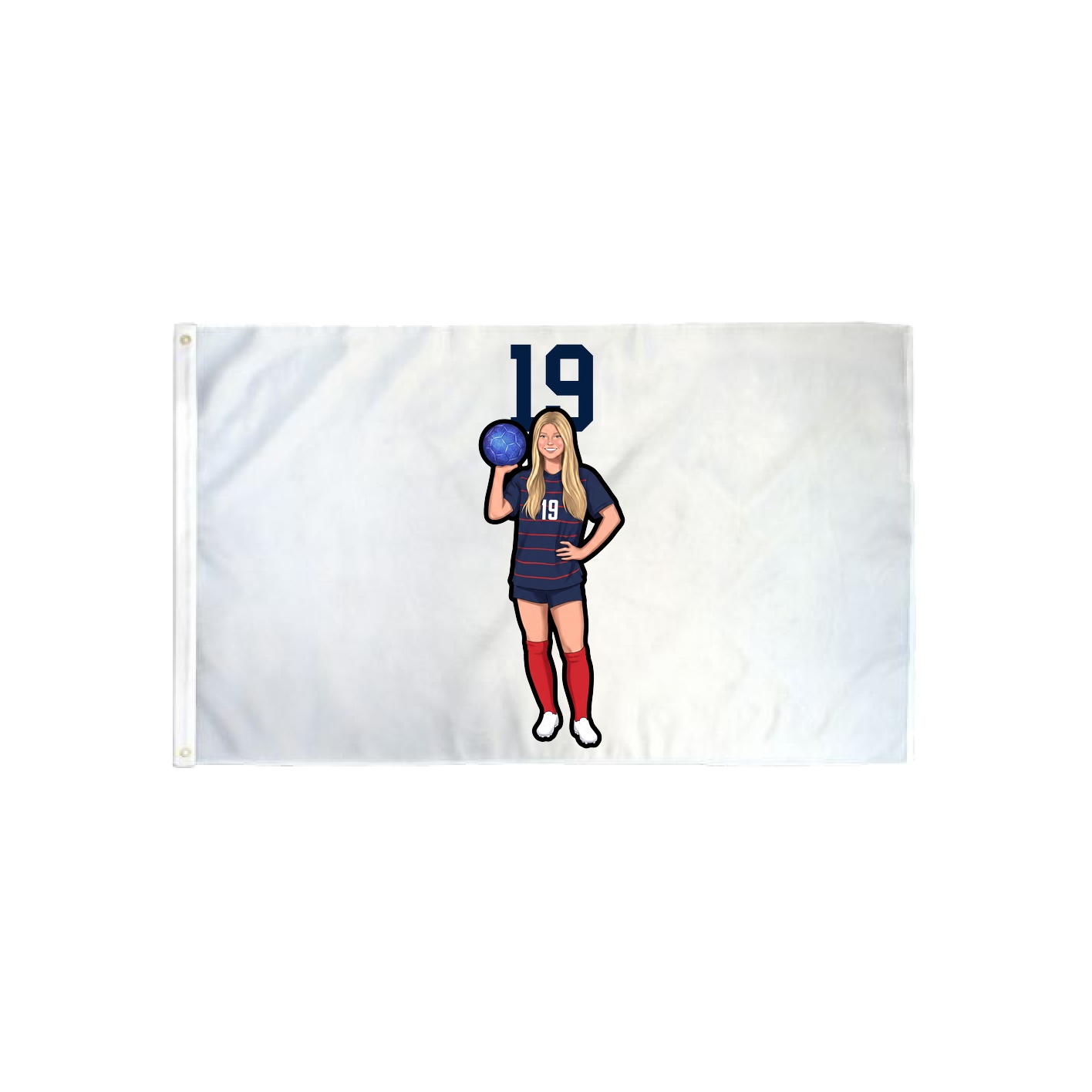 3x5 Flag — Number Top in Classic