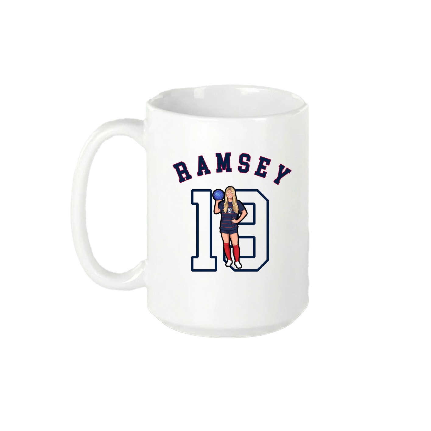 15oz Coffee Mug — Shirsey Arch in White