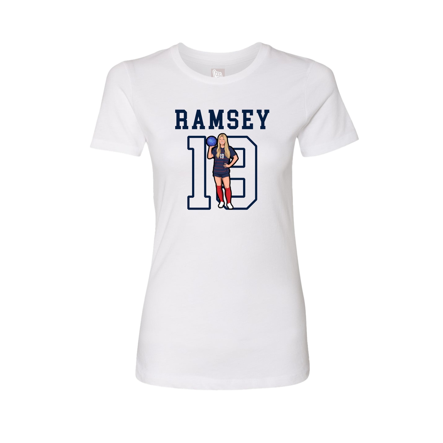 Fitted Women's Tee — Shirsey in White