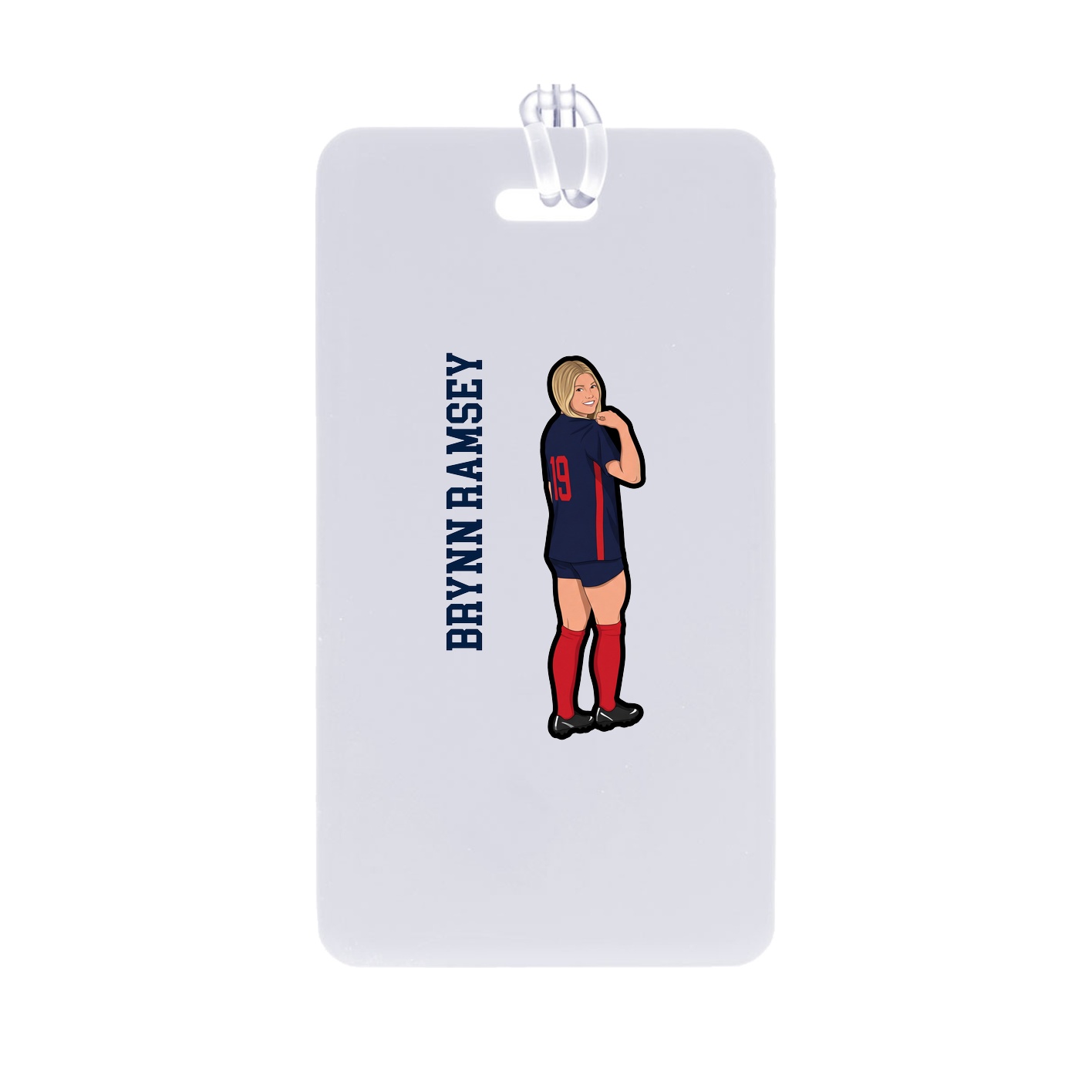 Bag Tag — Name Vertical in Classic