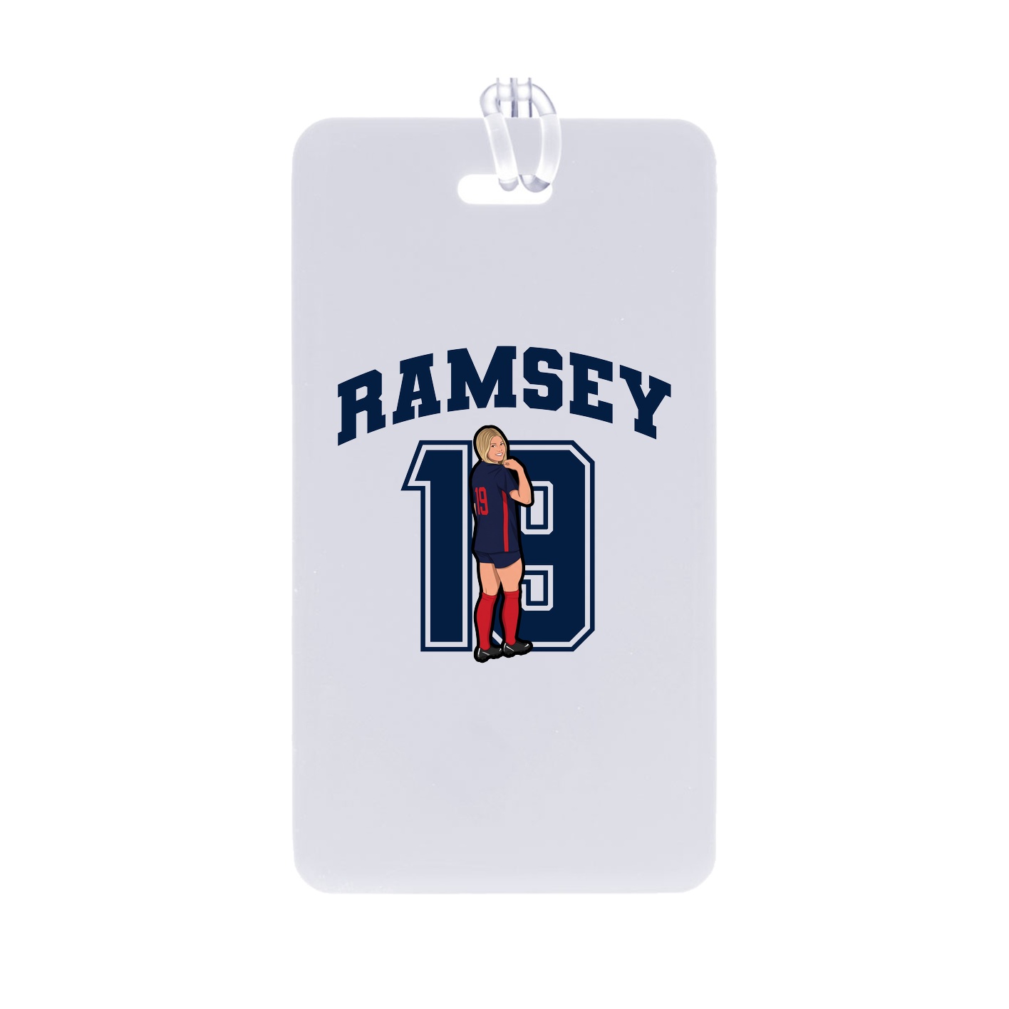Bag Tag — Number in Classic
