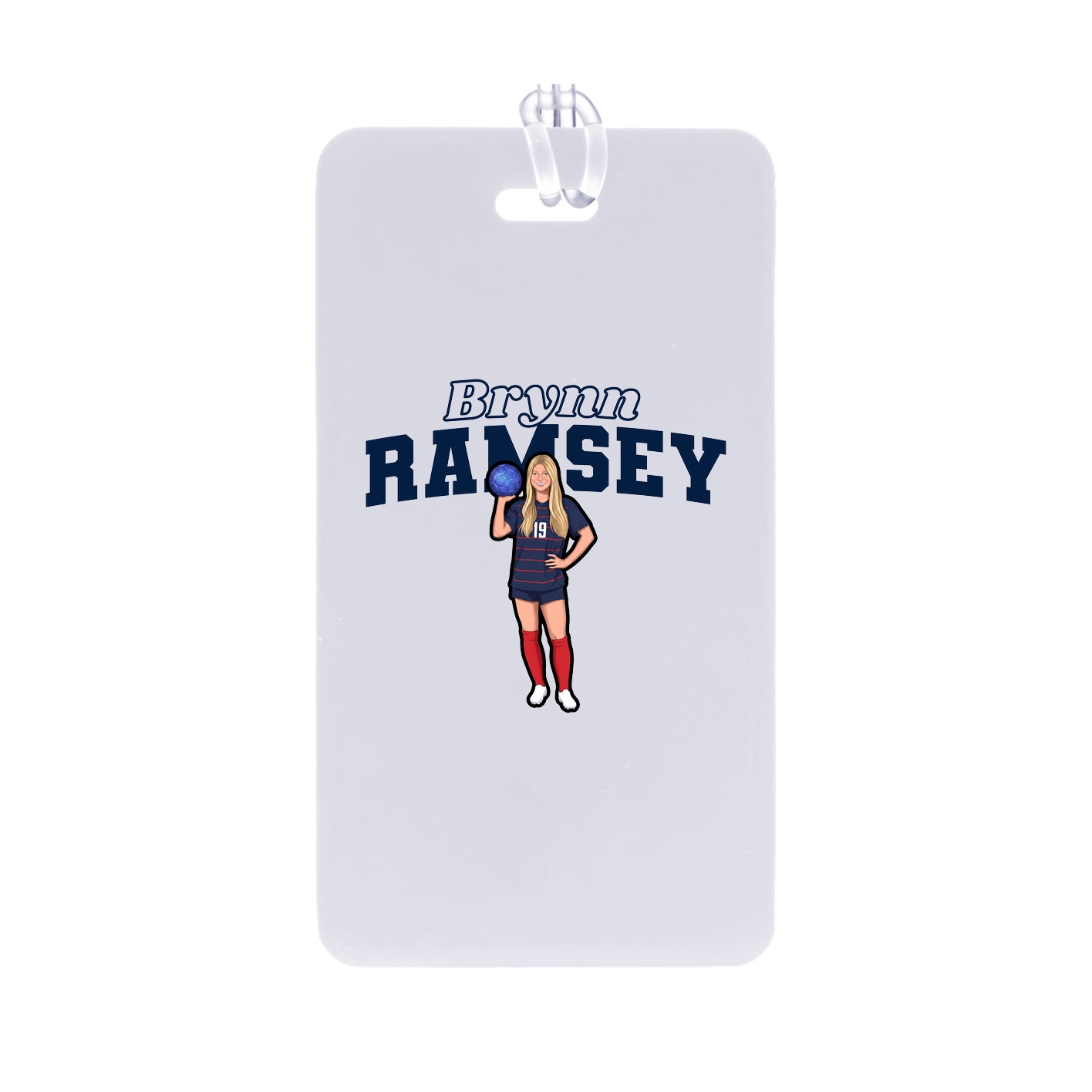 Bag Tag — Name Arch in Classic