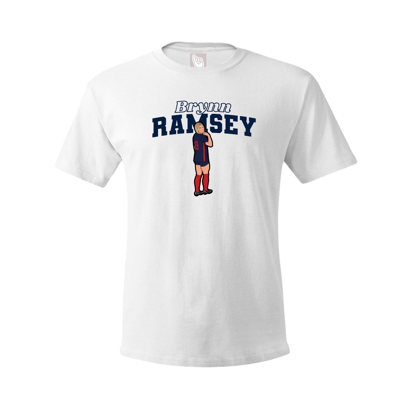 Tee — Name Arch in White