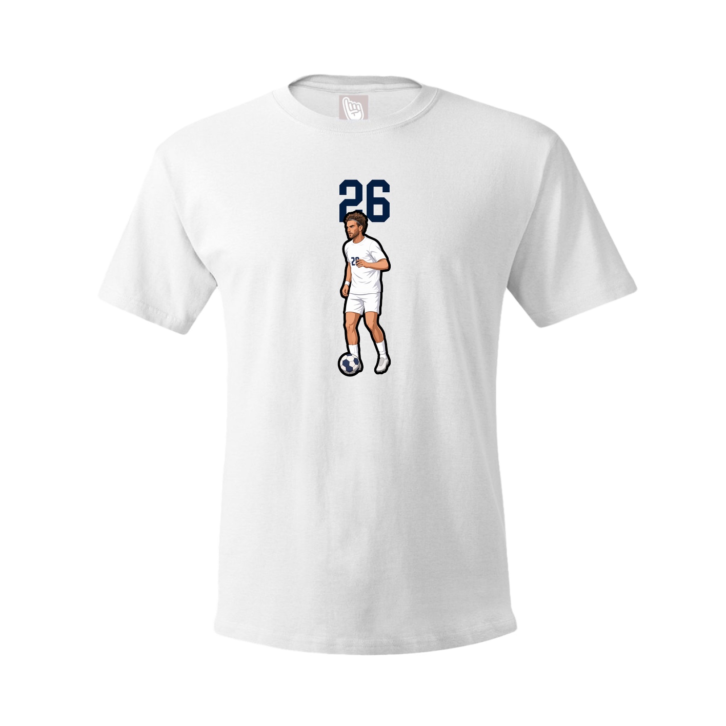 Tee — Number Top in White