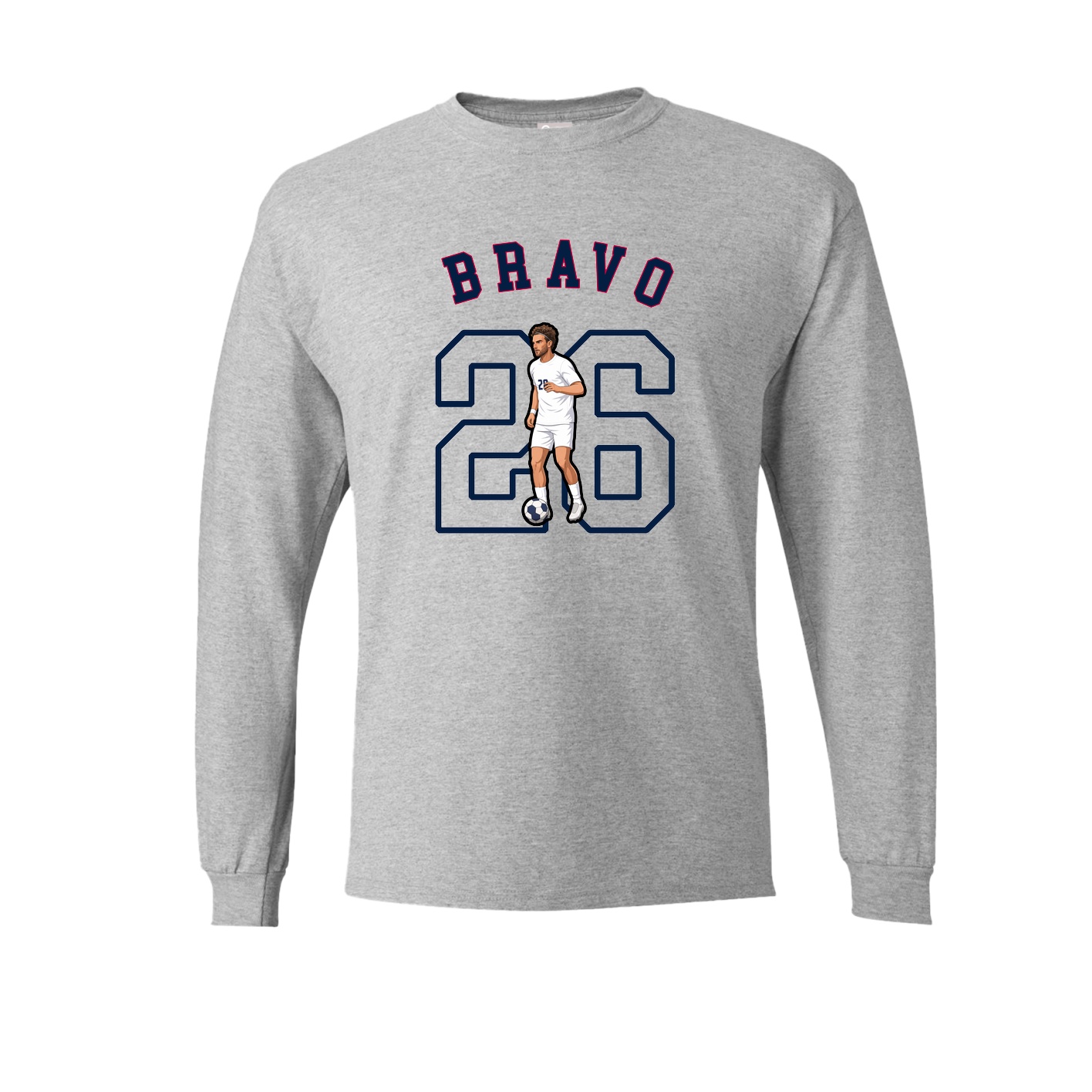 Long Sleeve Tee — Shirsey Arch in Grey