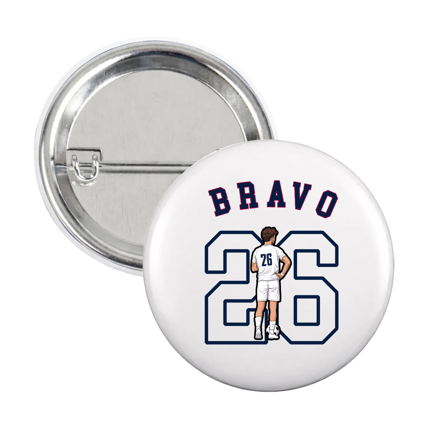 Game Day Button — Shirsey Arch in White