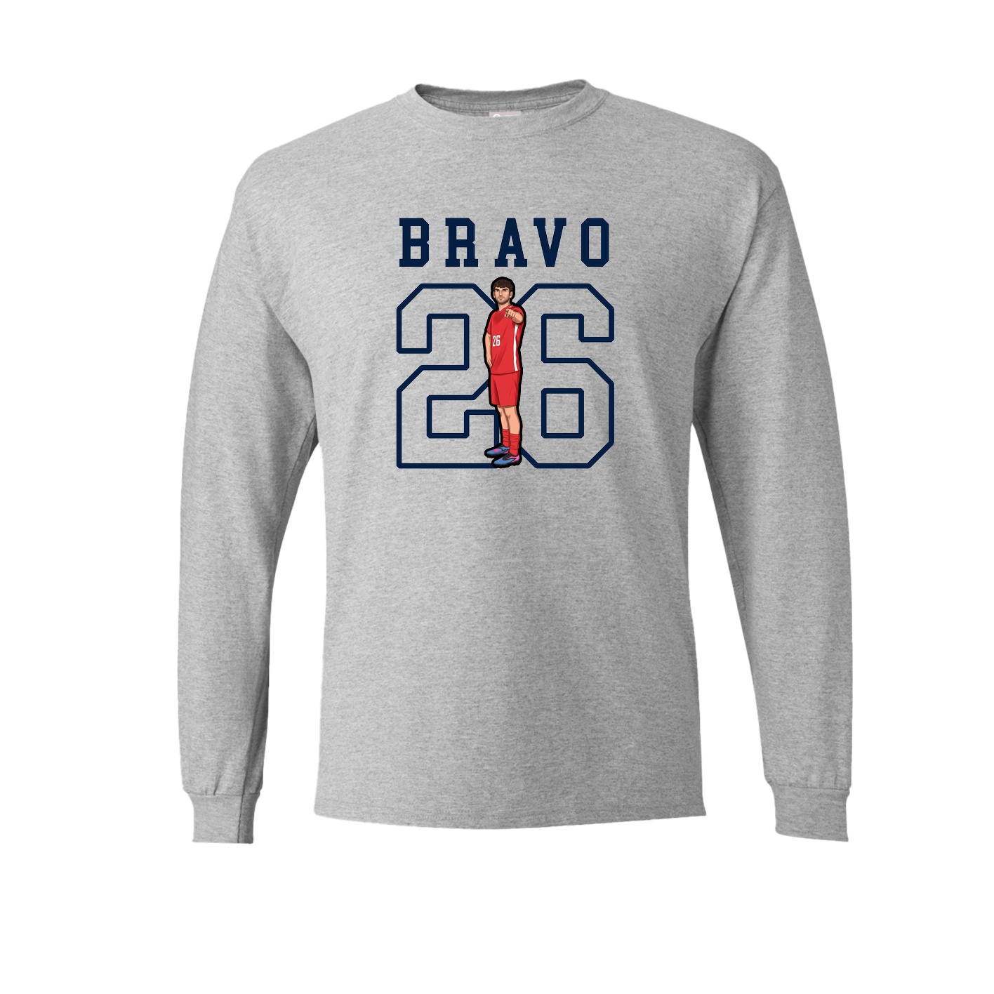 Long Sleeve Tee — Shirsey in Grey