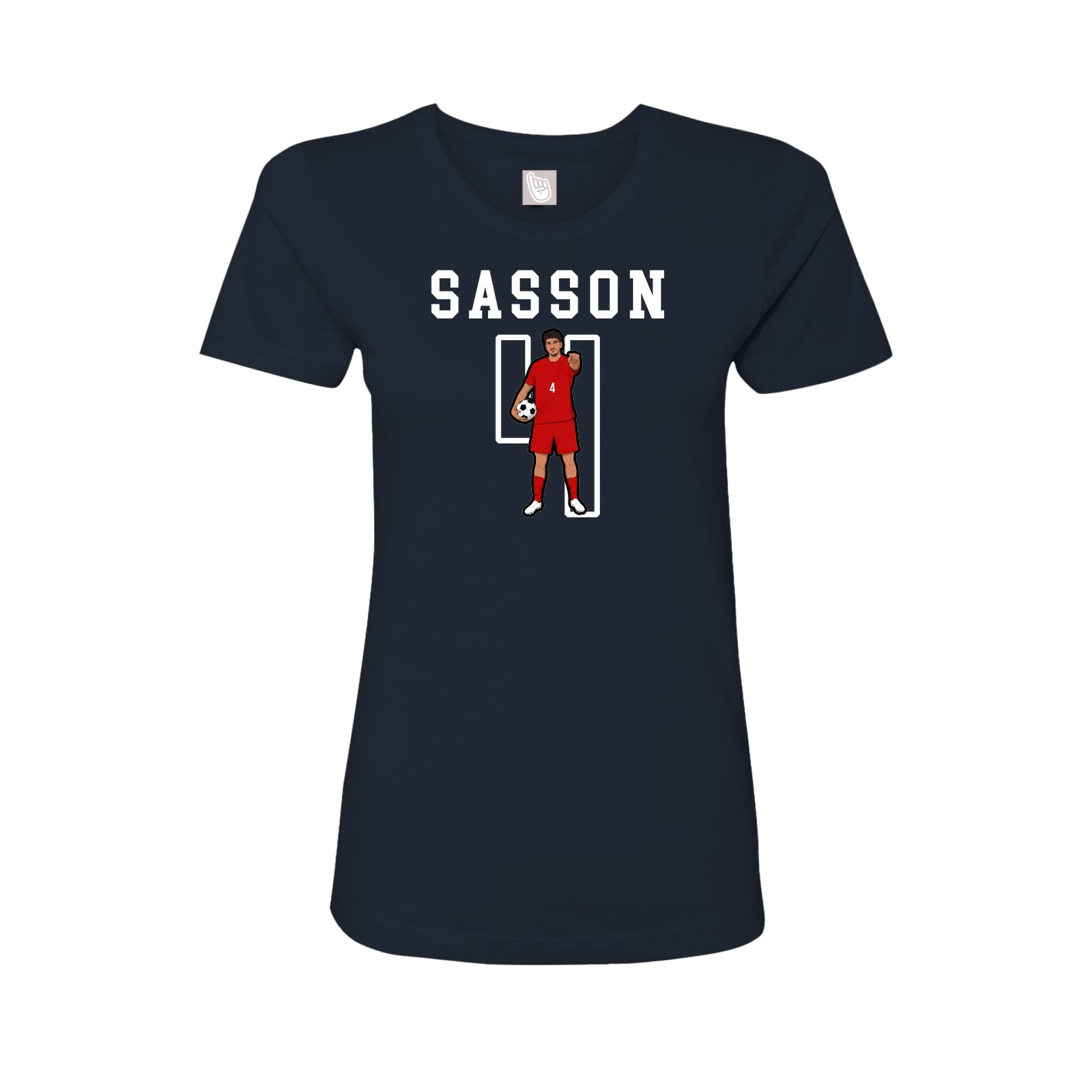 Fitted Women's Tee — Shirsey in Navy