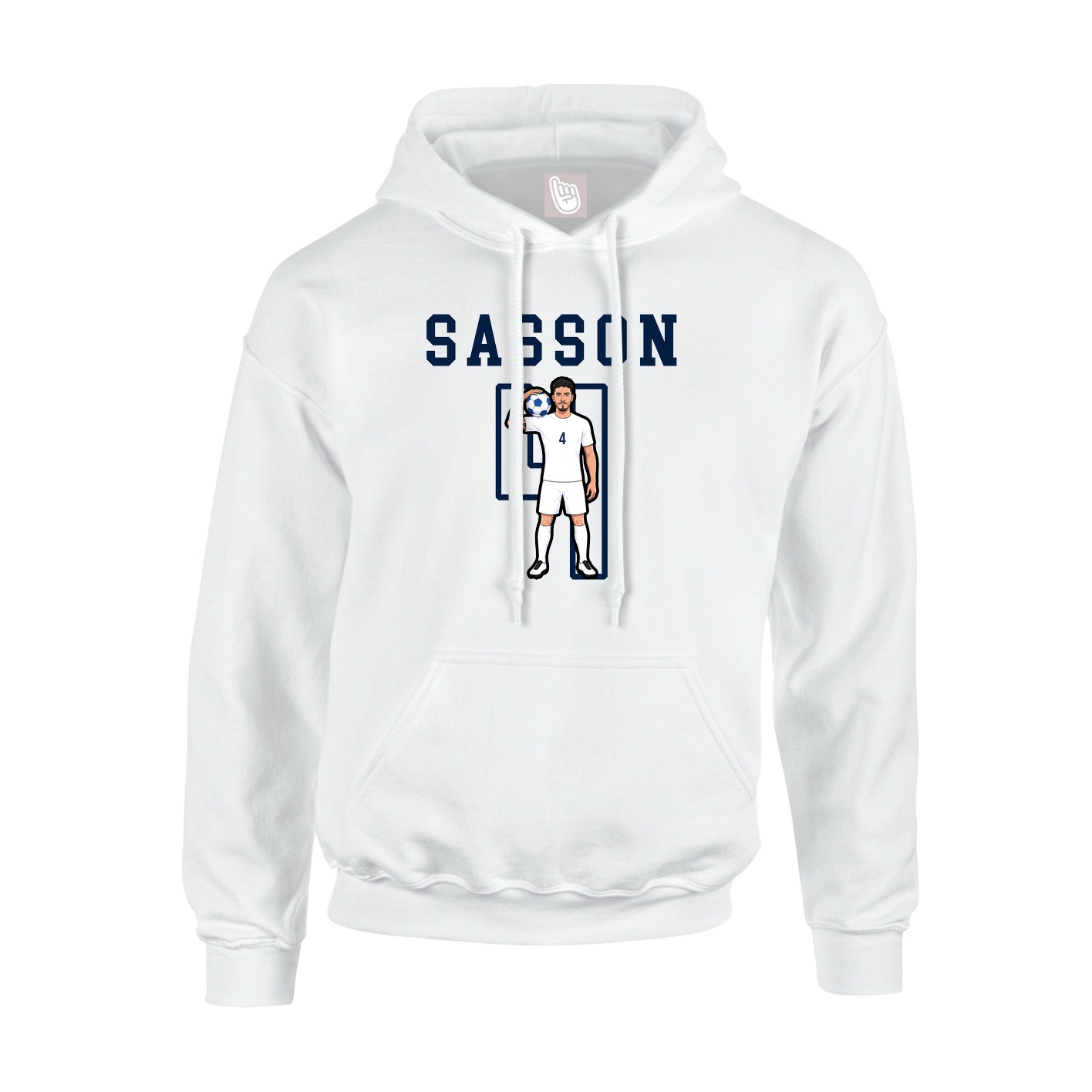 Hoodie — Shirsey in White