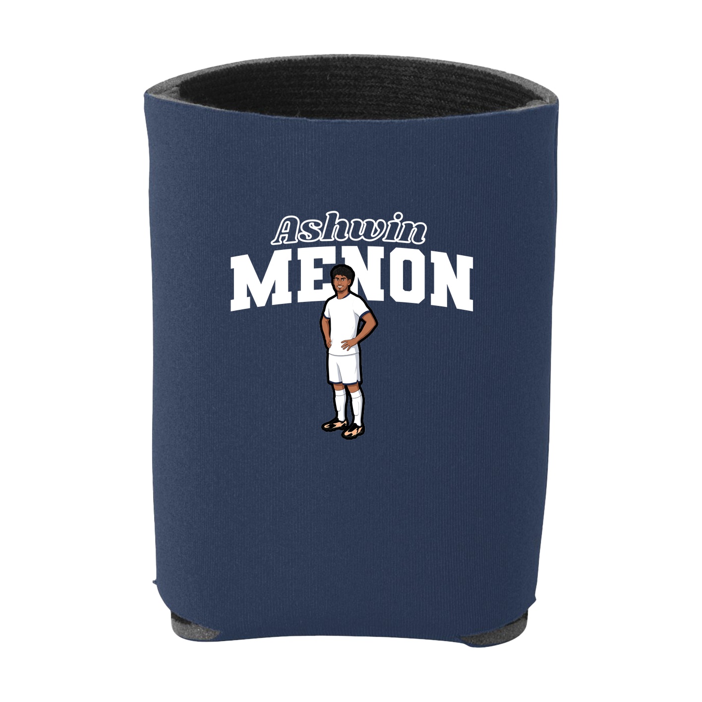 Can Holder — Name Arch in Navy