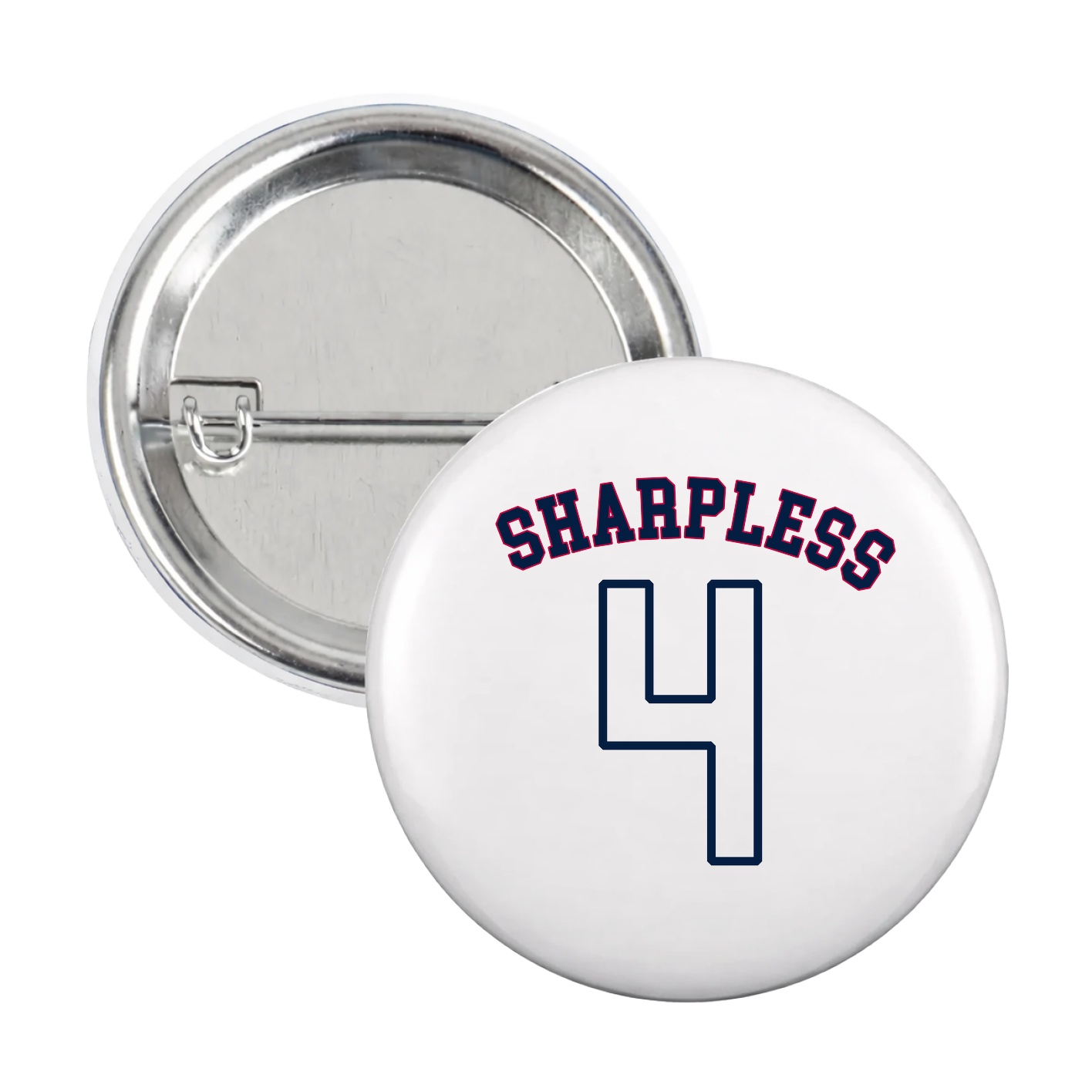 Game Day Button — Shirsey Arch in White