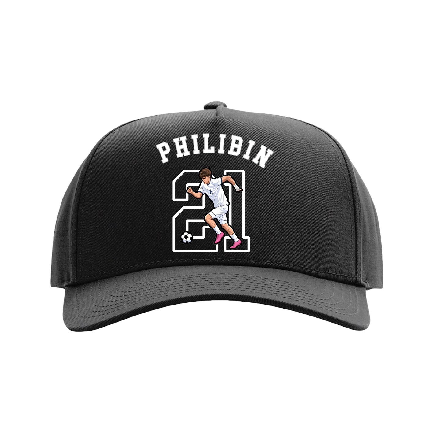 Full Fabric Five-Panel Champ Cap