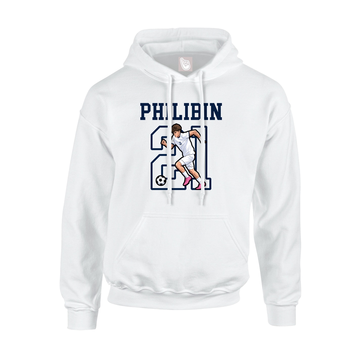 Hoodie — Shirsey in White
