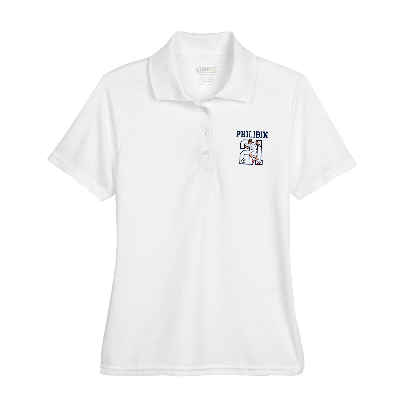 Womens Performance Polo — Shirsey in White