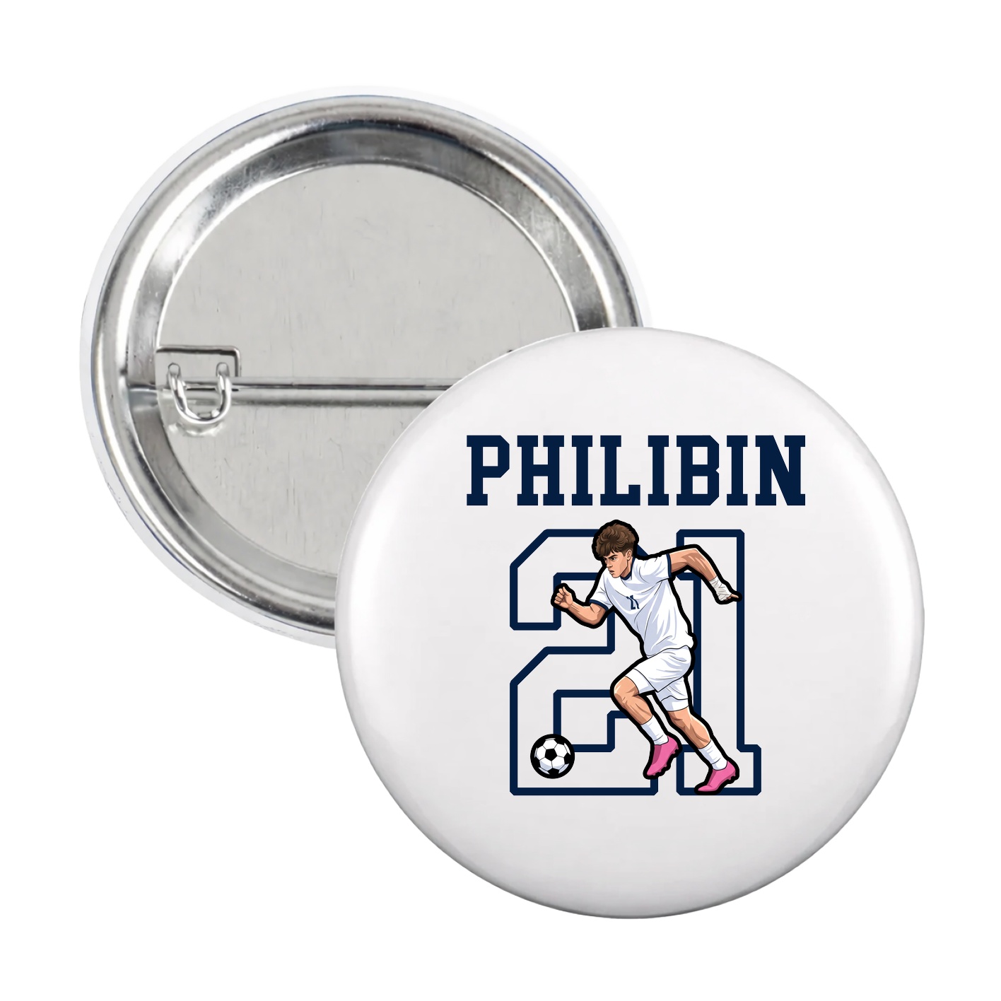 Game Day Button — Shirsey in White
