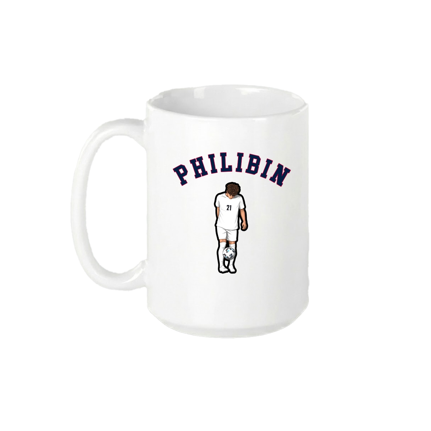 15oz Coffee Mug — Shirsey Arch in White