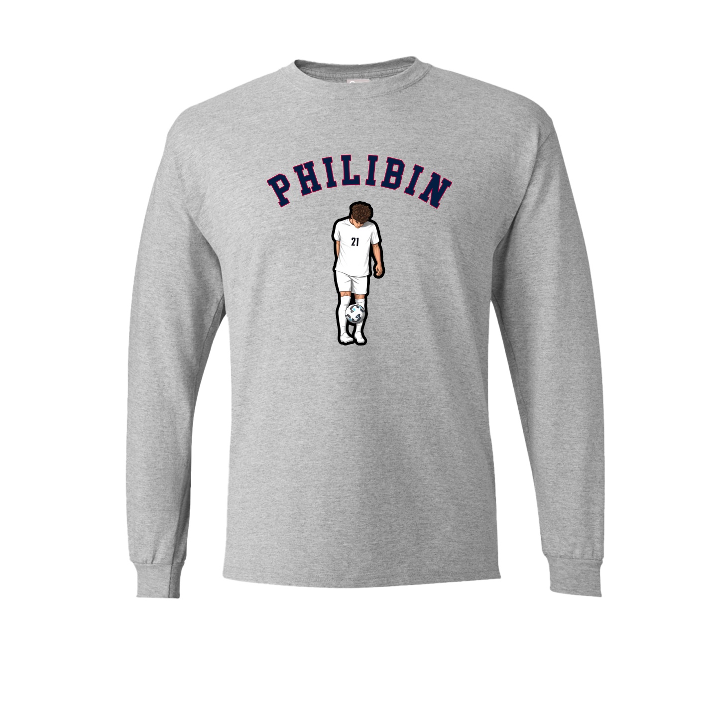 Long Sleeve Tee — Shirsey Arch in Grey